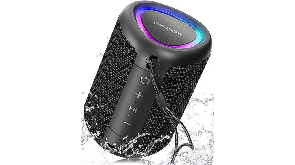 waterproof bluetooth speaker with lights