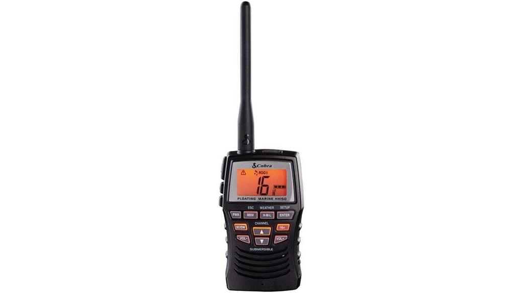 waterproof handheld vhf radio