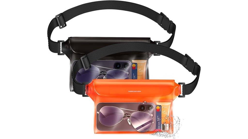 waterproof phone pouch set