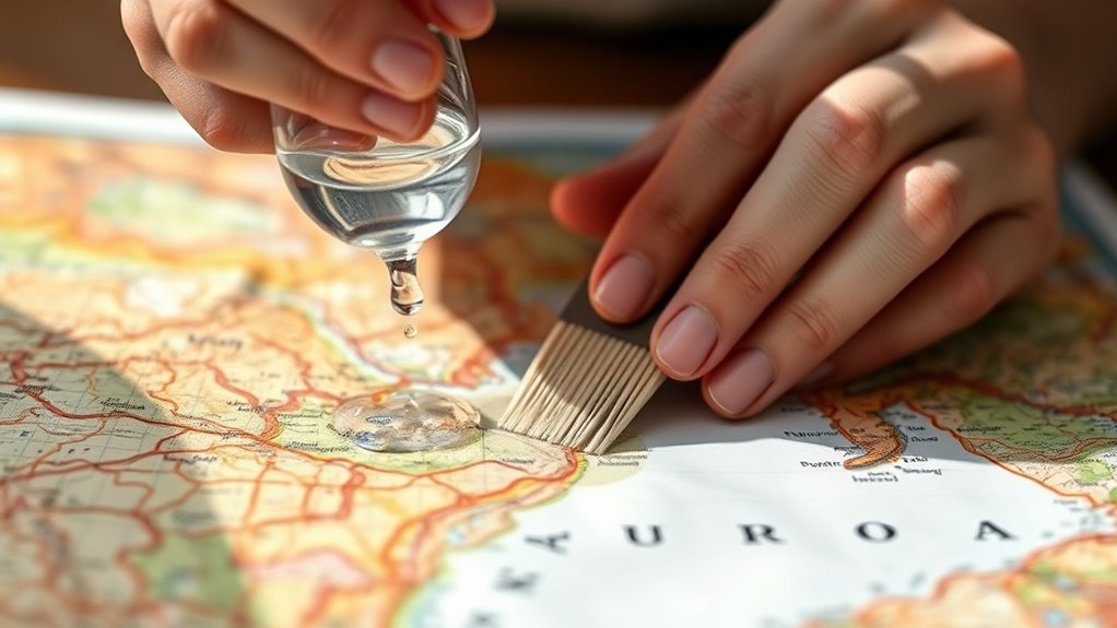 waterproofing maps with simple techniques