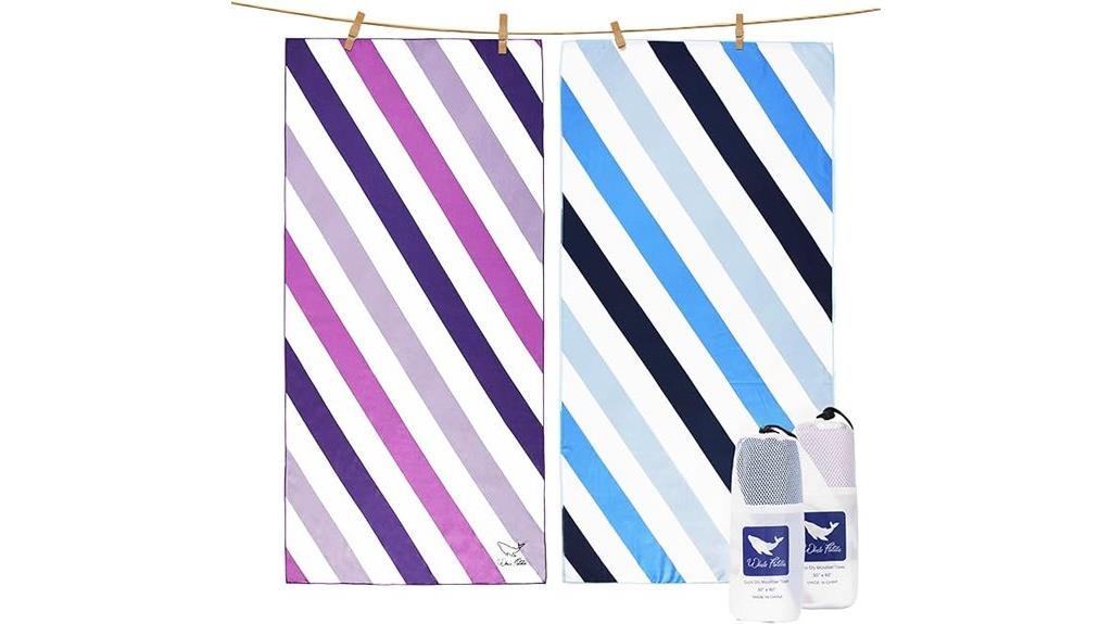 whale flotilla quick dry towels