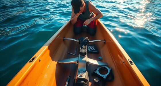 adjust kayak rudder steering