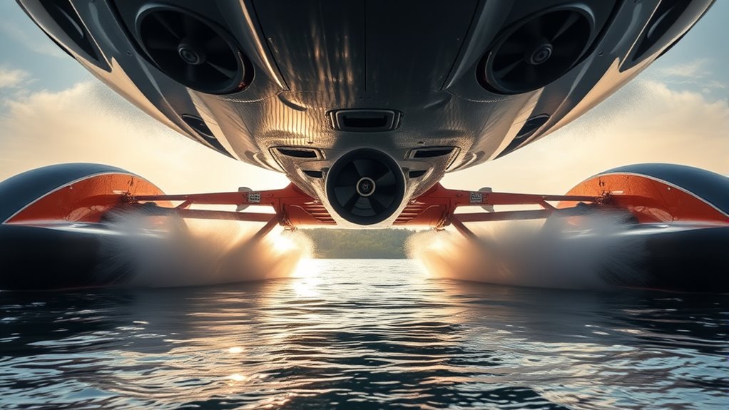 air cushion enables smooth travel