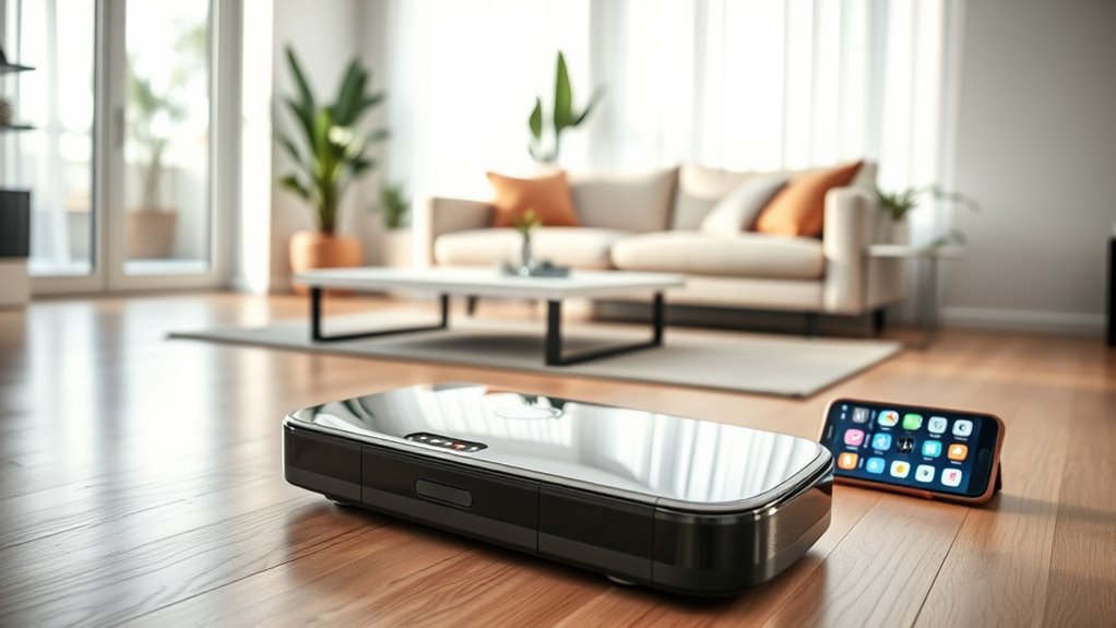 app controlled vacuum features