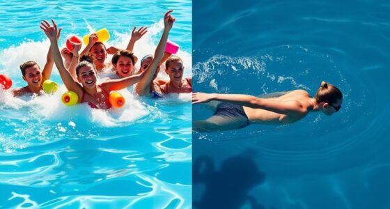 aqua aerobics vs swimming