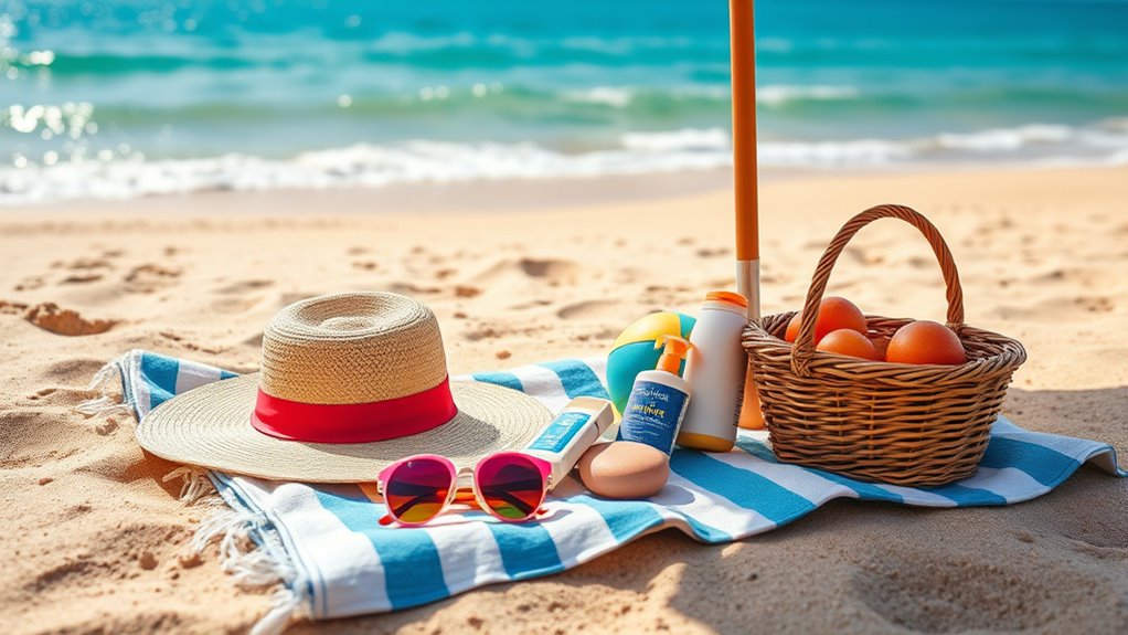 beach day packing list