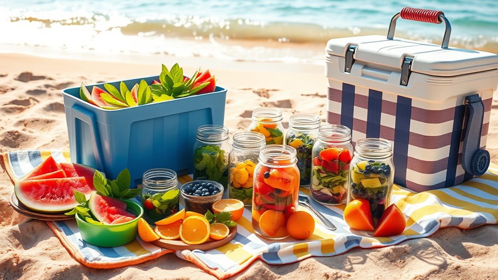 beach picnic food safety