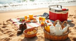 beach picnic stain removal