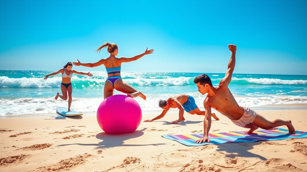 beach ready core strengthening