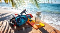 clean and sanitize diving equipment