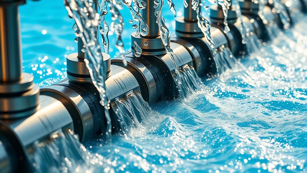 controlled hydraulic wave creation