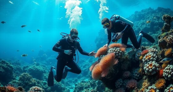 divers protect marine ecosystems