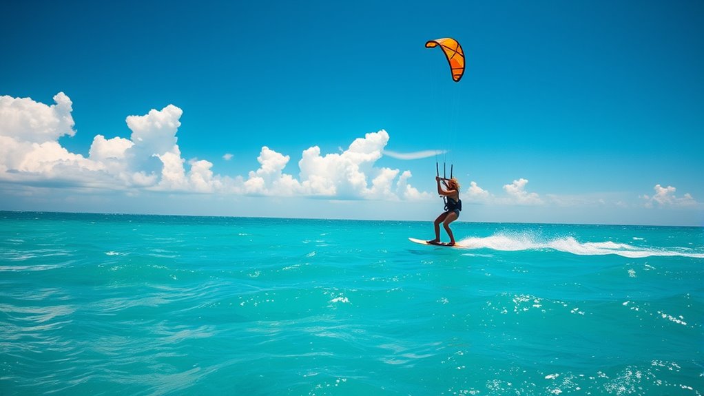 downwind kitefoiling adventures