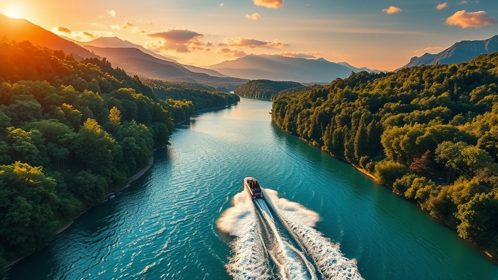 exciting jet boat exploration