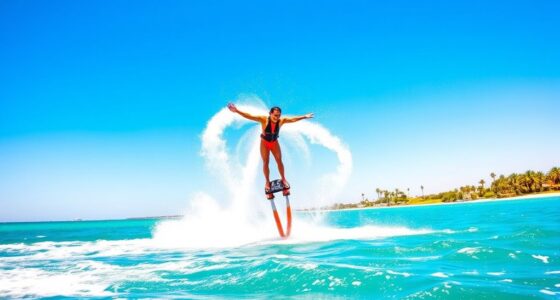 flyboarding beginner spins and dives