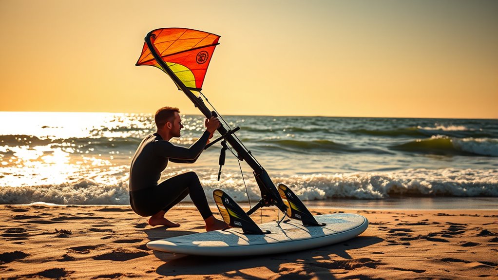 foil setup and tuning