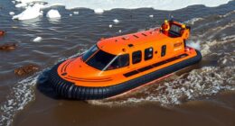 hovercraft rescue in floods