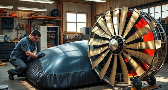 hovercraft skirt and fan repair