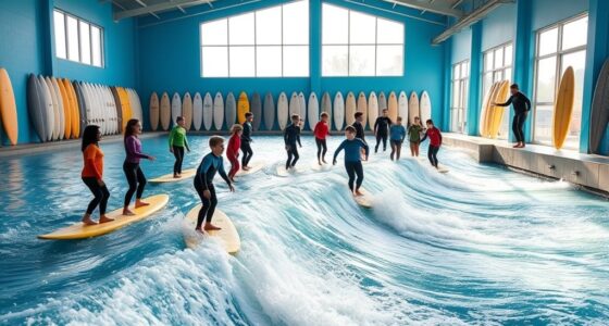 indoor surf simulation training