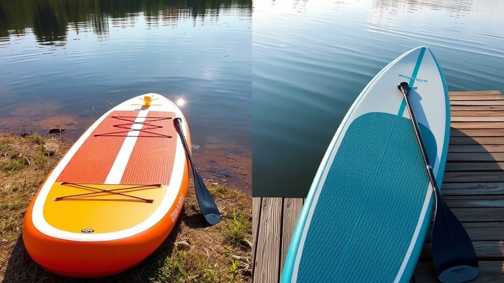inflatable vs hard sup