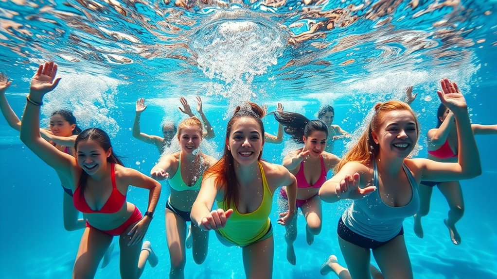 interval training with water resistance