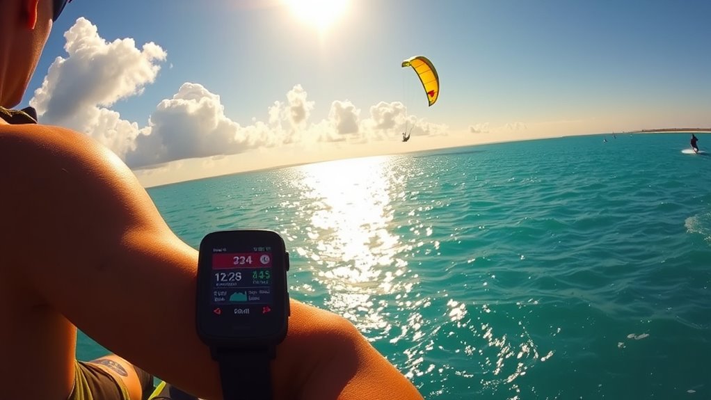 kitefoiling gps wearables