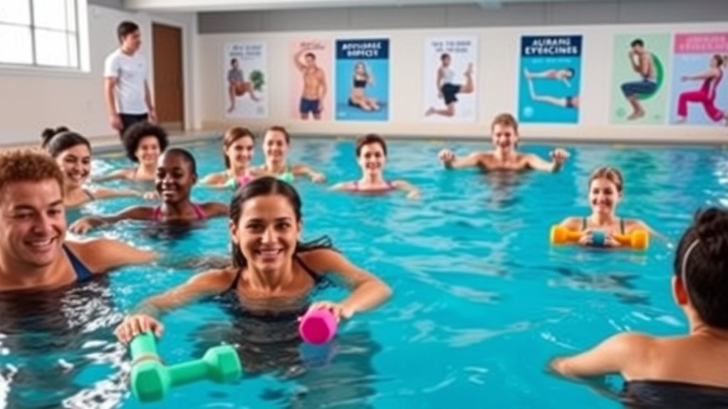 low impact water resistance exercises