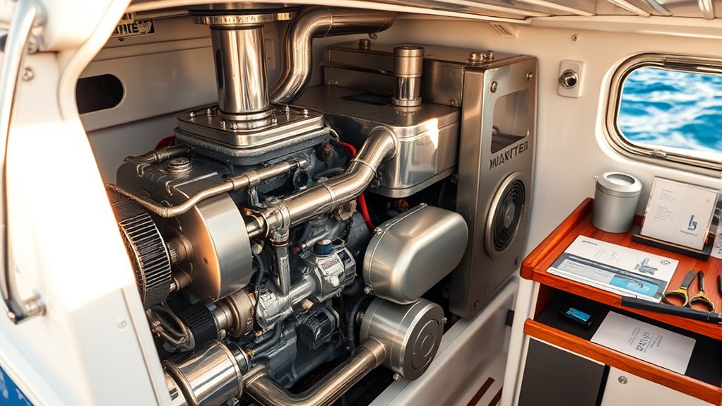 maintain sailboat engine regularly