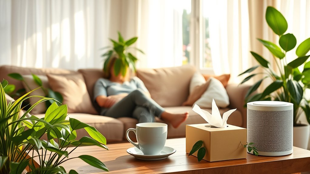 manage spring allergies at home