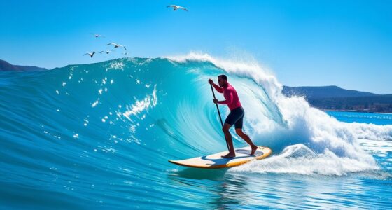 paddleboard surfing adventure