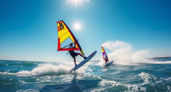 performing complex wingfoil tricks