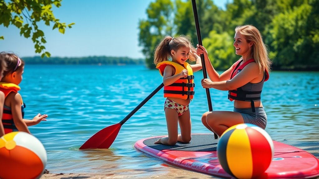 prioritize child paddleboard safety