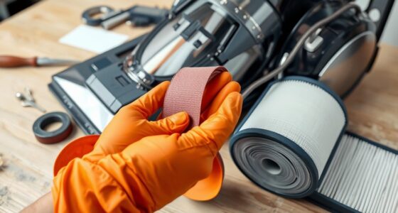 replace vacuum belts filters