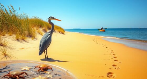 respect coastal wildlife habitats