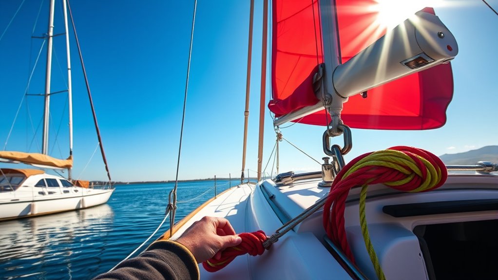 rigging sailboat safely and efficiently