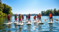 safe paddleboarding for kids