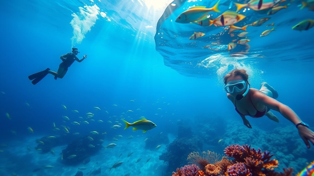 snorkeling vs free diving