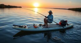 stand up paddleboard fishing techniques