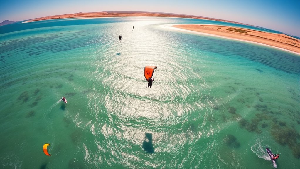 suitable depth and conditions