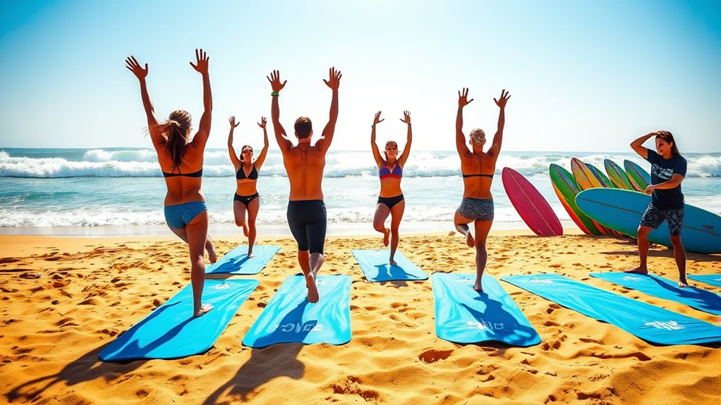 surfing core and balance training