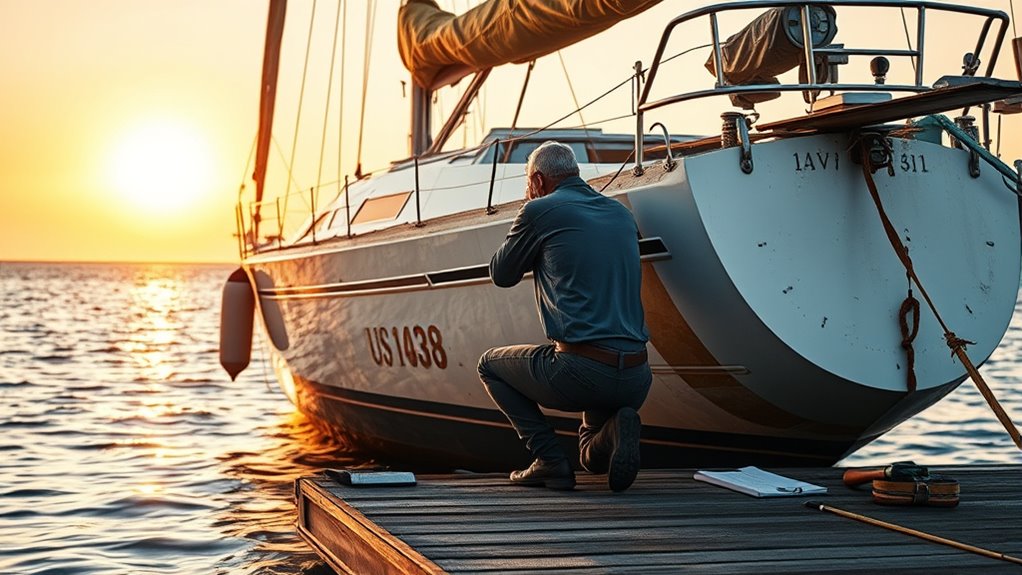 thorough used sailboat inspection