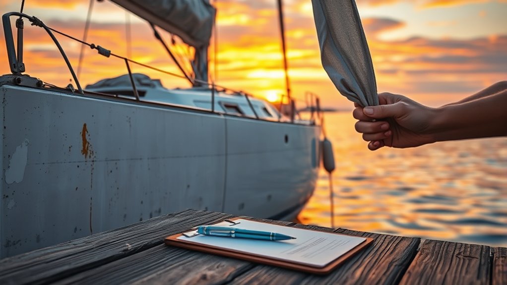 used sailboat inspection checklist