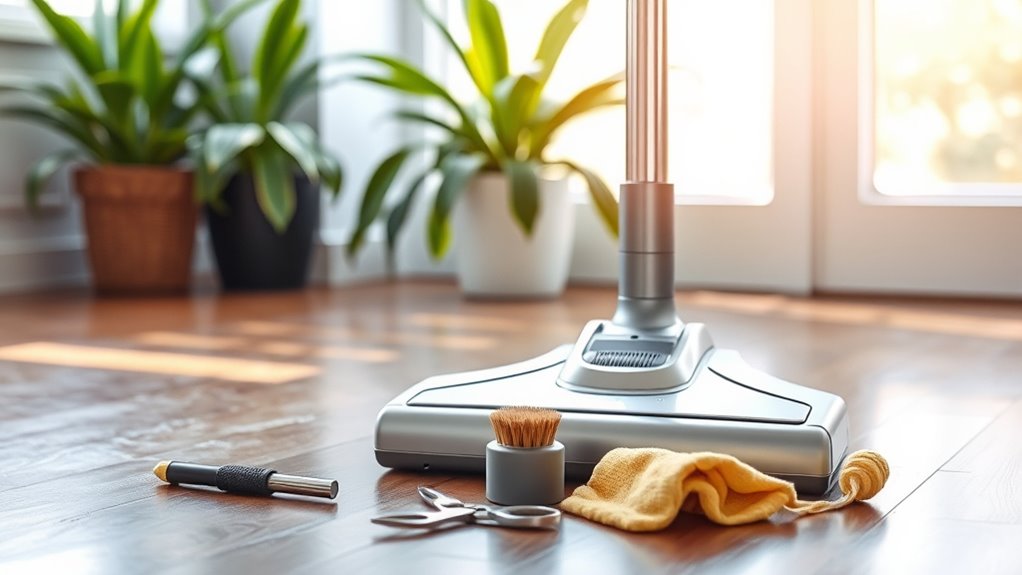 vacuum maintenance and cleaning