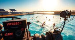 wave pool energy analysis