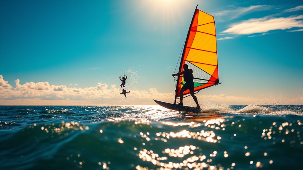 wingsurf launch and landing