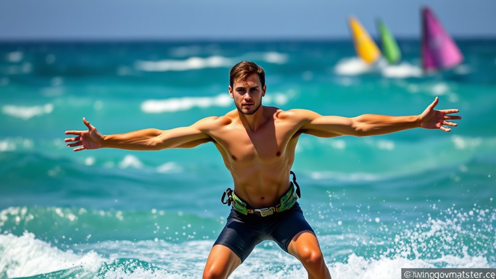 wingsurfing strength balance training