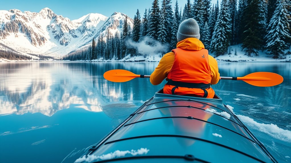 winter kayaking safety gear