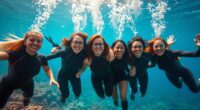 women divers inspiring communities