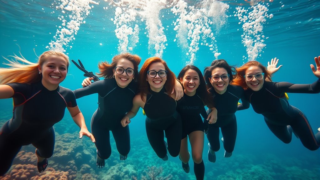 women divers inspiring communities