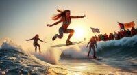 women wakeboarding influential events